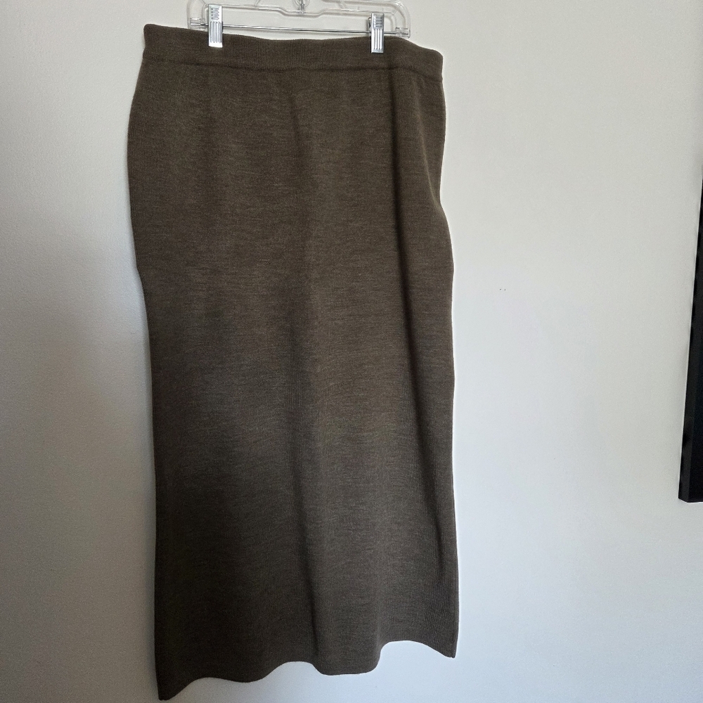 Dressbarn Maxi Sweater Skirt Xl Womens